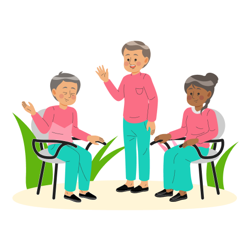 Isolated senior activities without community connection or long-term engagement